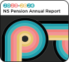 The front cover of the 2023-2024 NS Pension Annual Report